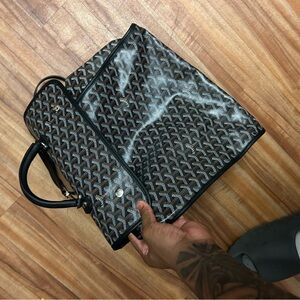 Goyard Black and Gray Briefcase